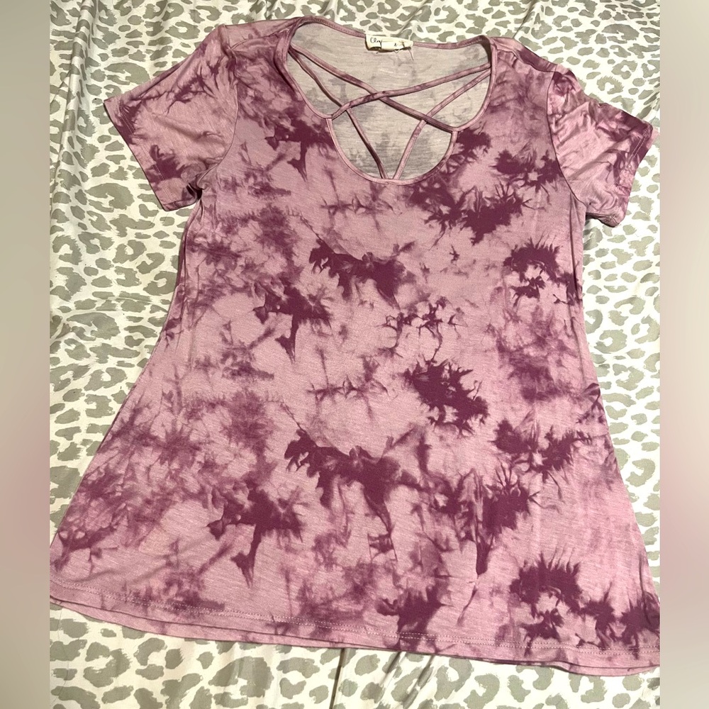 Super cute tye-dye top, size S